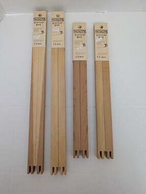 Vtg 1972 Paragon Needlecraft Wood Stretcher Bars Complete 18x15 Frame 4 Pack Lot